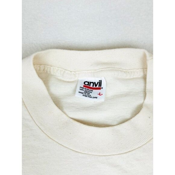 Vintage 90s Three Wolves Maxim T-Shirt Native American Large Single Stitch - Picture 6 of 9